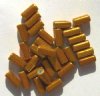 25 10x4mm Gold Tube Miracle Beads